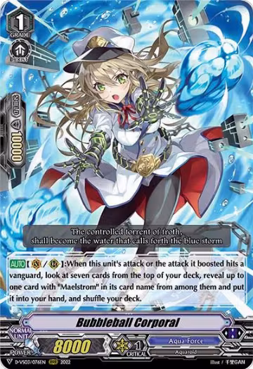 Bubbleball Corporal (D-VS03/076EN), D-VS03: V Clan Collection Vol.3 — Vanguard card price