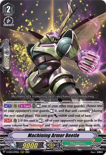 Machining Armor Beetle (D-VS03/079EN), D-VS03: V Clan Collection Vol.3 — Vanguard card price