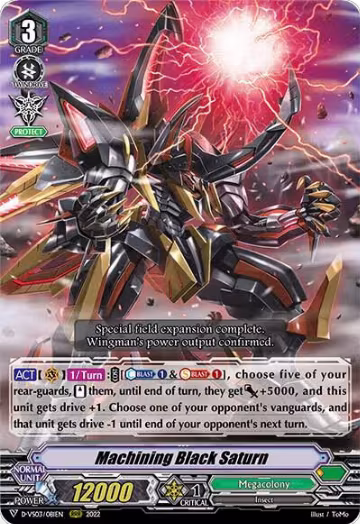 Machining Black Saturn (D-VS03/081EN), D-VS03: V Clan Collection Vol.3 — Vanguard card price