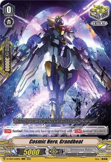 Cosmic Hero, Grandbeat (D-VS03/049EN), D-VS03: V Clan Collection Vol.3 — Vanguard card price