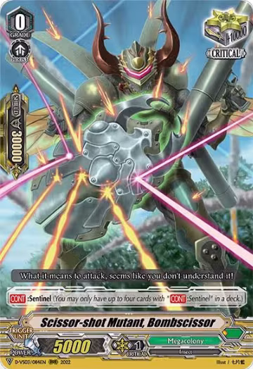 Scissor-shot Mutant, Bombscissor (D-VS03/084EN), D-VS03: V Clan Collection Vol.3 — Vanguard card price