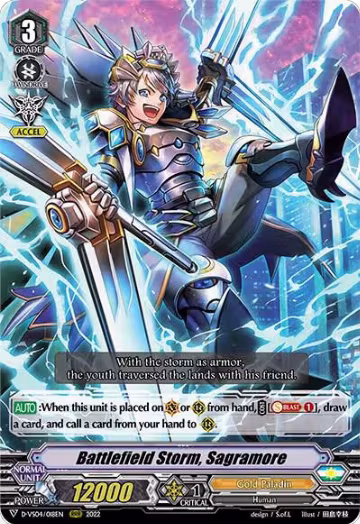 Battlefield Storm, Sagramore (D-VS04/018EN), D-VS04: V Clan Collection Vol.4 — Vanguard card price