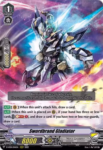 Swordbrand Gladiator (D-VS04/041EN), D-VS04: V Clan Collection Vol.4 — Vanguard card price