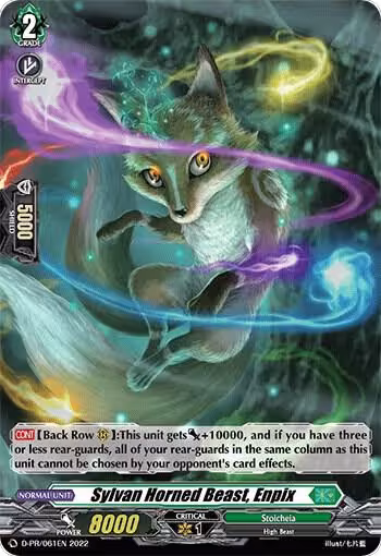 Sylvan Horned Beast, Enpix (Holo Foil) (D-PR/061EN), D Promo Cards — Vanguard card price