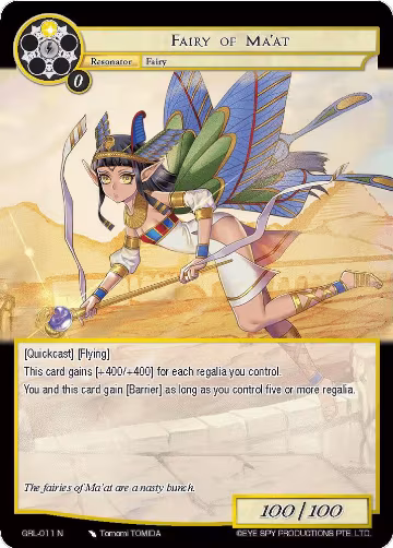 Fairy of Ma'at (GRL-011), Game of Gods: Reloaded — Force of Will card price
