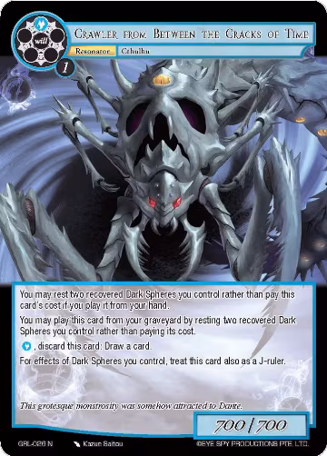 Crawler from Between the Cracks of Time (GRL-026), Game of Gods: Reloaded — Force of Will card price