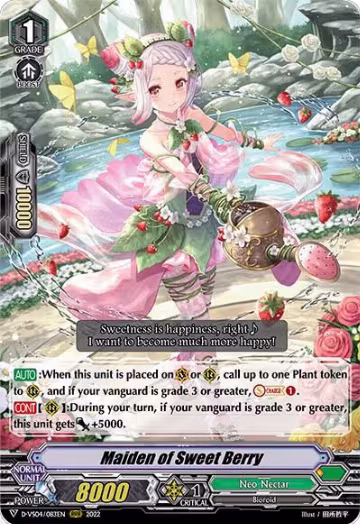 Maiden of Sweet Berry (D-VS04/083EN), D-VS04: V Clan Collection Vol.4 — Vanguard card price