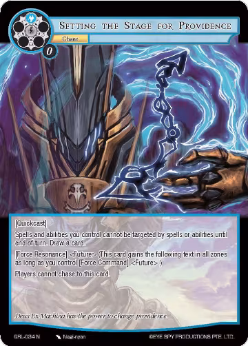 Setting the Stage for Providence (GRL-034), Game of Gods: Reloaded — Force of Will card price