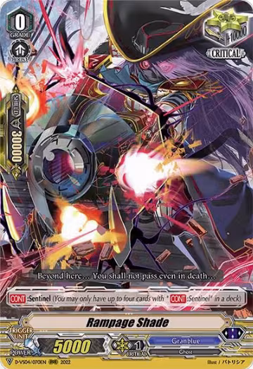 Rampage Shade (D-VS04/070EN), D-VS04: V Clan Collection Vol.4 — Vanguard card price
