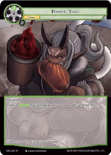 Dinner Time (GRL-041), Game of Gods: Reloaded — Force of Will card price