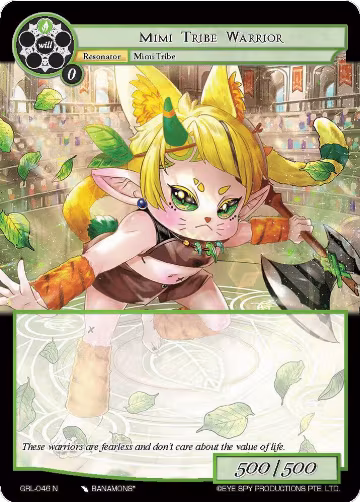 Mimi Tribe Warrior (GRL-046), Game of Gods: Reloaded — Force of Will card price