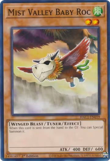 Mist Valley Baby Roc (HAC1-EN059), Hidden Arsenal: Chapter 1 — Yu-Gi-Oh! card price