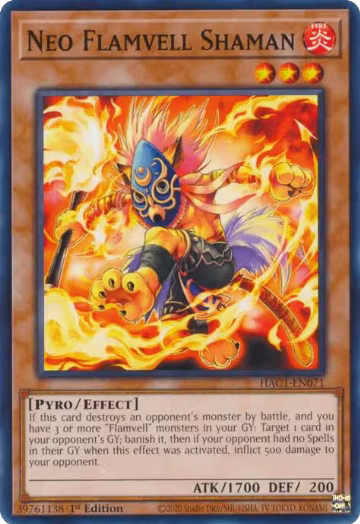 Neo Flamvell Shaman (HAC1-EN071), Hidden Arsenal: Chapter 1 — Yu-Gi-Oh! card price