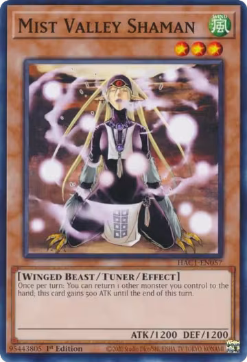 Mist Valley Shaman (HAC1-EN057), Hidden Arsenal: Chapter 1 — Yu-Gi-Oh! card price
