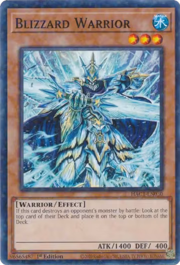 Blizzard Warrior (Duel Terminal) (HAC1-EN030), Hidden Arsenal: Chapter 1 — Yu-Gi-Oh! card price