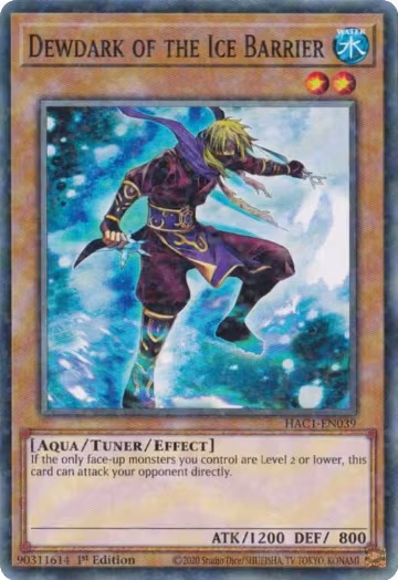 Dewdark of the Ice Barrier (Duel Terminal) (HAC1-EN039), Hidden Arsenal: Chapter 1 — Yu-Gi-Oh! card price
