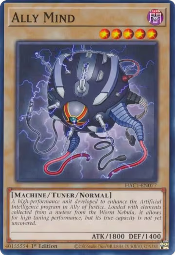 Ally Mind (HAC1-EN077), Hidden Arsenal: Chapter 1 — Yu-Gi-Oh! card price