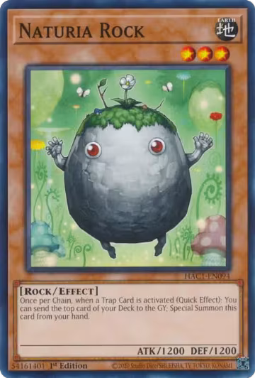 Naturia Rock (HAC1-EN094), Hidden Arsenal: Chapter 1 — Yu-Gi-Oh! card price
