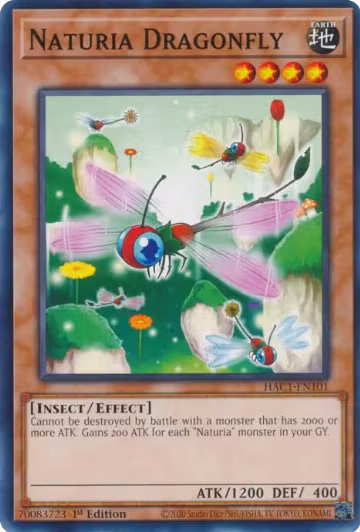 Naturia Dragonfly (HAC1-EN101), Hidden Arsenal: Chapter 1 — Yu-Gi-Oh! card price