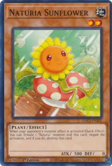 Naturia Sunflower (HAC1-EN102), Hidden Arsenal: Chapter 1 — Yu-Gi-Oh! card price