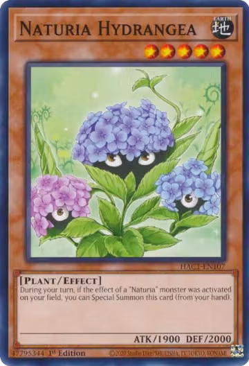 Naturia Hydrangea (HAC1-EN107), Hidden Arsenal: Chapter 1 — Yu-Gi-Oh! card price