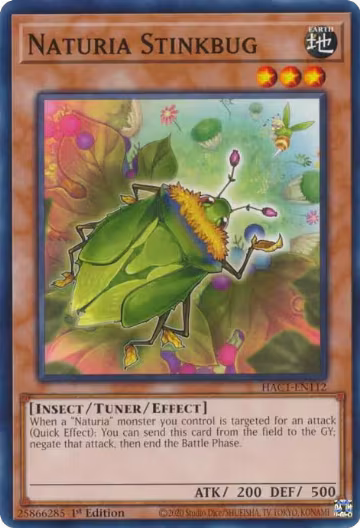 Naturia Stinkbug (HAC1-EN112), Hidden Arsenal: Chapter 1 — Yu-Gi-Oh! card price