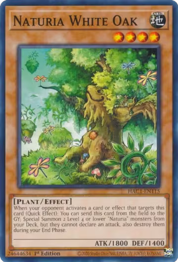 Naturia White Oak (HAC1-EN115), Hidden Arsenal: Chapter 1 — Yu-Gi-Oh! card price