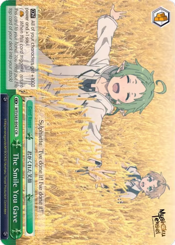 The Smile You Gave (MTI/S83-E047 CR), Mushoku Tensei: Jobless Reincarnation — Weiß Schwarz card price