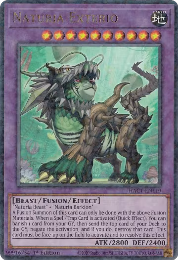 Naturia Exterio (Duel Terminal) (HAC1-EN119), Hidden Arsenal: Chapter 1 — Yu-Gi-Oh! card price