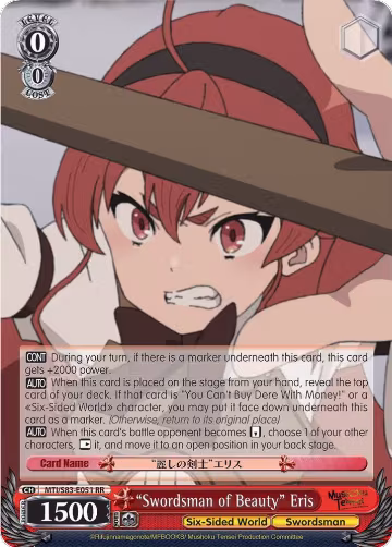 "Swordsman of Beauty" Eris (MTI/S83-E051 RR), Mushoku Tensei: Jobless Reincarnation — Weiß Schwarz card price
