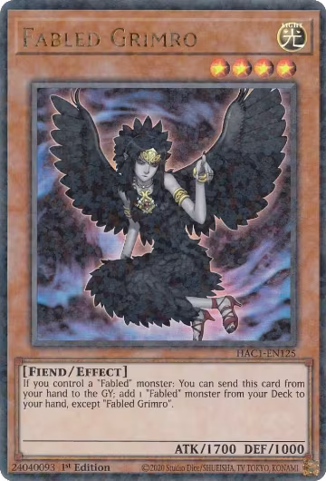 Fabled Grimro (Duel Terminal) (HAC1-EN125), Hidden Arsenal: Chapter 1 — Yu-Gi-Oh! card price