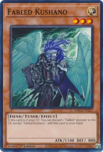 Fabled Kushano (HAC1-EN127), Hidden Arsenal: Chapter 1 — Yu-Gi-Oh! card price