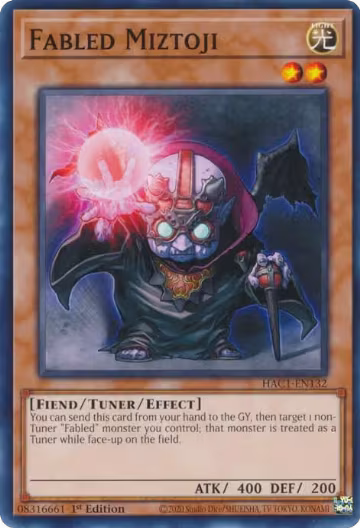 Fabled Miztoji (HAC1-EN132), Hidden Arsenal: Chapter 1 — Yu-Gi-Oh! card price