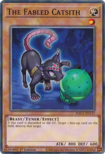 The Fabled Catsith (HAC1-EN137), Hidden Arsenal: Chapter 1 — Yu-Gi-Oh! card price
