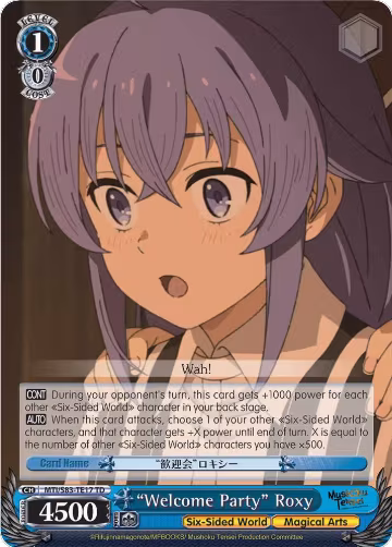 "Welcome Party" Roxy (MTI/S83-TE17 TD), Mushoku Tensei: Jobless Reincarnation — Weiß Schwarz card price