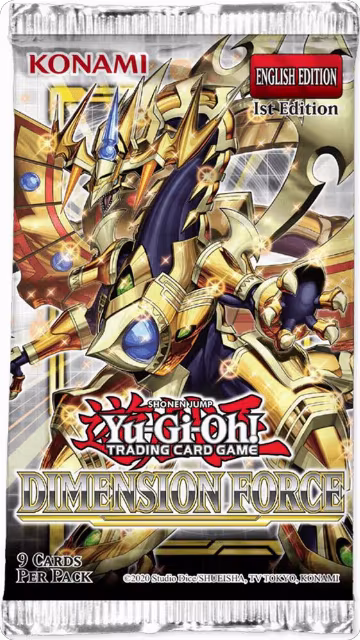 Dimension Force Booster Pack [1st Edition], Dimension Force — Yu-Gi-Oh! sealed product price