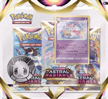 Astral Radiance 3 Pack Blister [Sylveon], Astral Radiance — Pokémon sealed product price