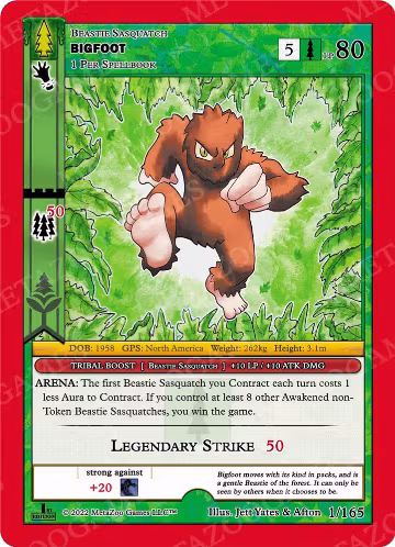 Bigfoot (1/165), Wilderness: First Edition — MetaZoo card price
