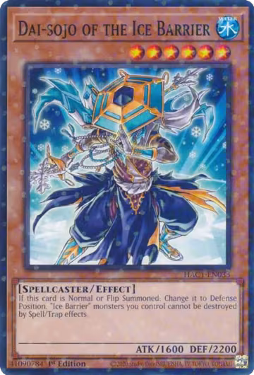 Dai-sojo of the Ice Barrier (Duel Terminal) (HAC1-EN033), Hidden Arsenal: Chapter 1 — Yu-Gi-Oh! card price