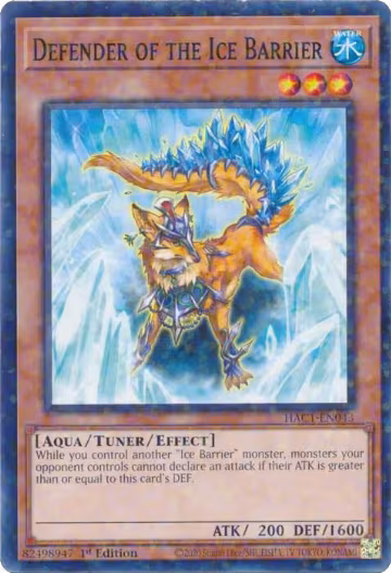 Defender of the Ice Barrier (Duel Terminal) (HAC1-EN043), Hidden Arsenal: Chapter 1 — Yu-Gi-Oh! card price