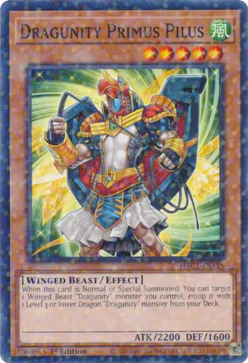Dragunity Primus Pilus (Duel Terminal) (HAC1-EN155), Hidden Arsenal: Chapter 1 — Yu-Gi-Oh! card price