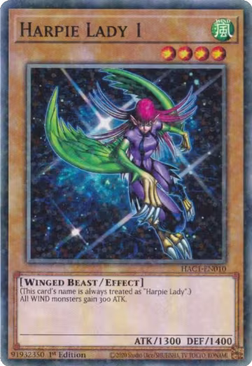 Harpie Lady 1 (Duel Terminal) (HAC1-EN010), Hidden Arsenal: Chapter 1 — Yu-Gi-Oh! card price