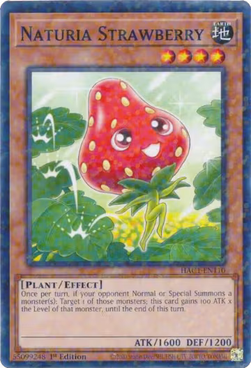 Naturia Strawberry (Duel Terminal) (HAC1-EN110), Hidden Arsenal: Chapter 1 — Yu-Gi-Oh! card price