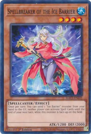 Spellbreaker of the Ice Barrier (Duel Terminal) (HAC1-EN041), Hidden Arsenal: Chapter 1 — Yu-Gi-Oh! card price