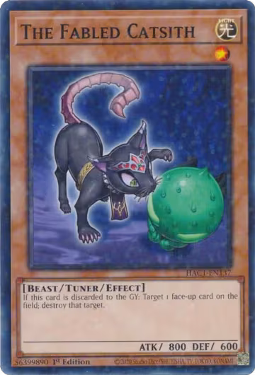 The Fabled Catsith (Duel Terminal) (HAC1-EN137), Hidden Arsenal: Chapter 1 — Yu-Gi-Oh! card price