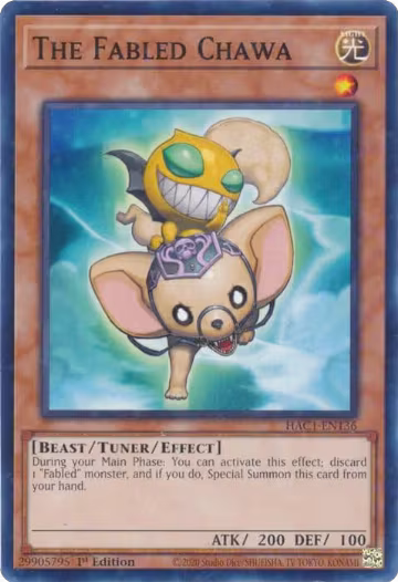 The Fabled Chawa (Duel Terminal) (HAC1-EN136), Hidden Arsenal: Chapter 1 — Yu-Gi-Oh! card price