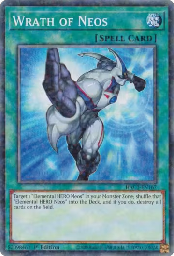 Wrath of Neos (Duel Terminal) (HAC1-EN167), Hidden Arsenal: Chapter 1 — Yu-Gi-Oh! card price