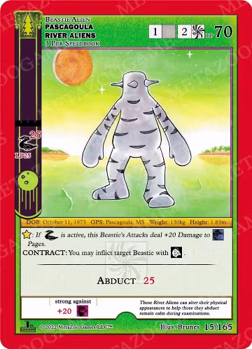 Pascagoula River Aliens (15/165), Wilderness: First Edition — MetaZoo card price