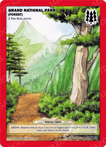 Grand National Park (Forest) (149/165), Wilderness: First Edition — MetaZoo card price