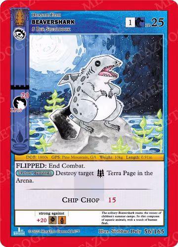 Beavershark (56/165), Wilderness: First Edition — MetaZoo card price